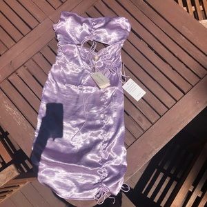 sonora drawstring mini dress